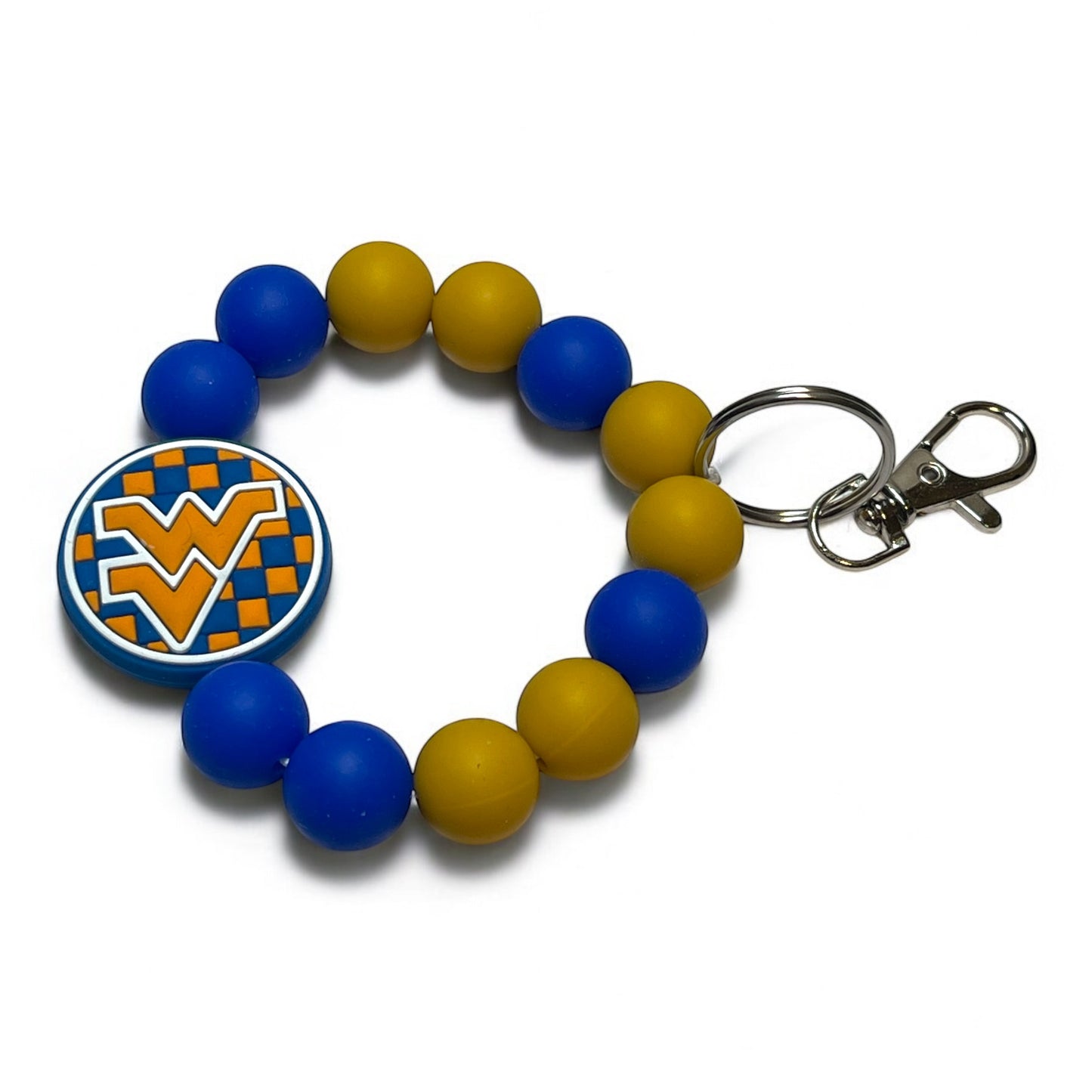 West Virginia Wristlet Keychain – Durable, Stylish, & Mountaineer Proud