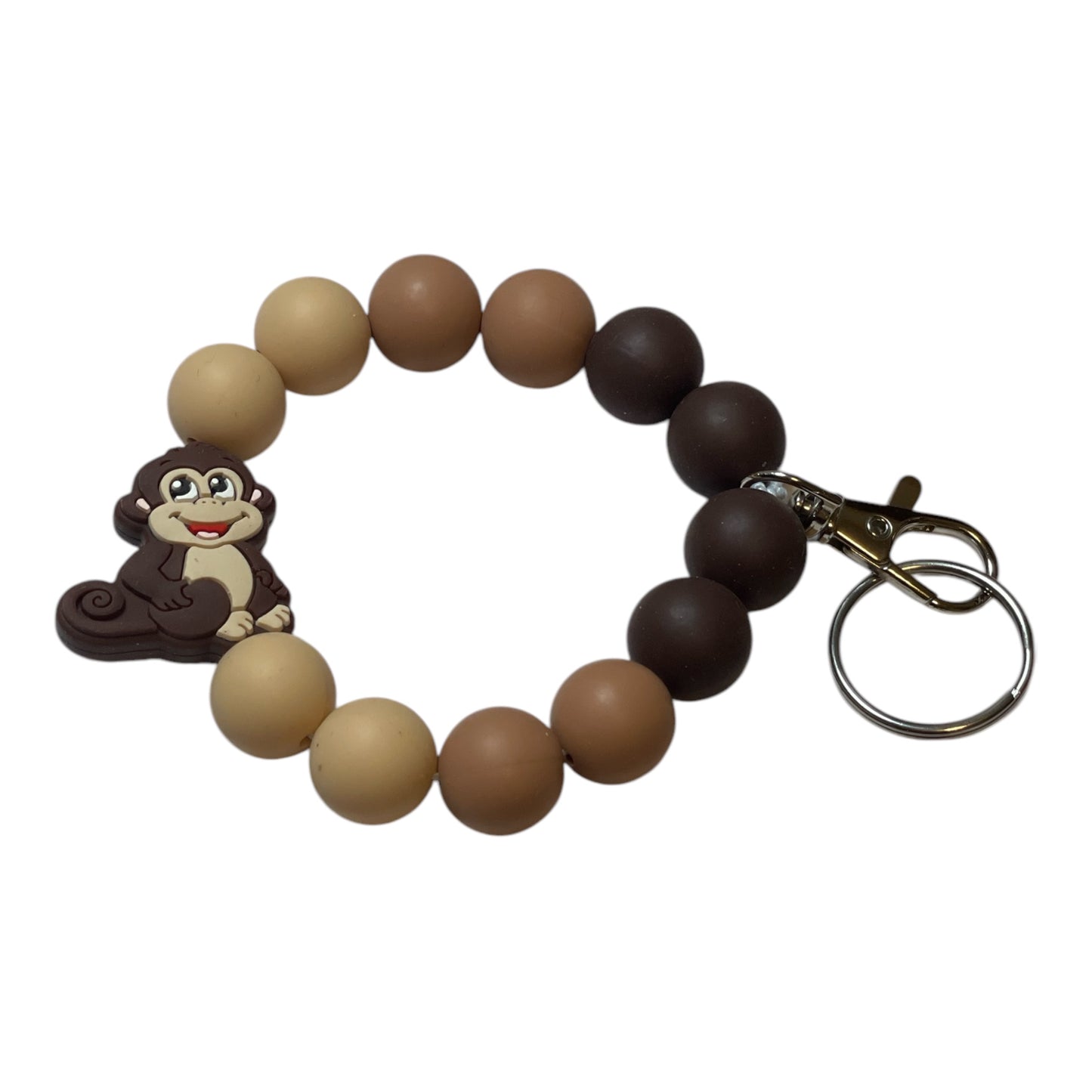 Adorable Monkey Wristlet Keychain – Trendy, Strong, & Eye-Catching