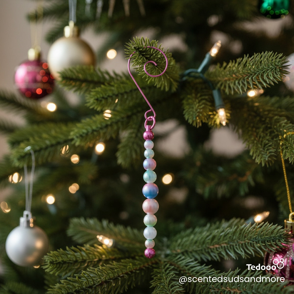 Beaded Ornament - Unique Holiday Decoration