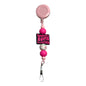 Beaded Badge Holder for Estheticians – Stylish ID Reel for Spa & Beauty Professionals