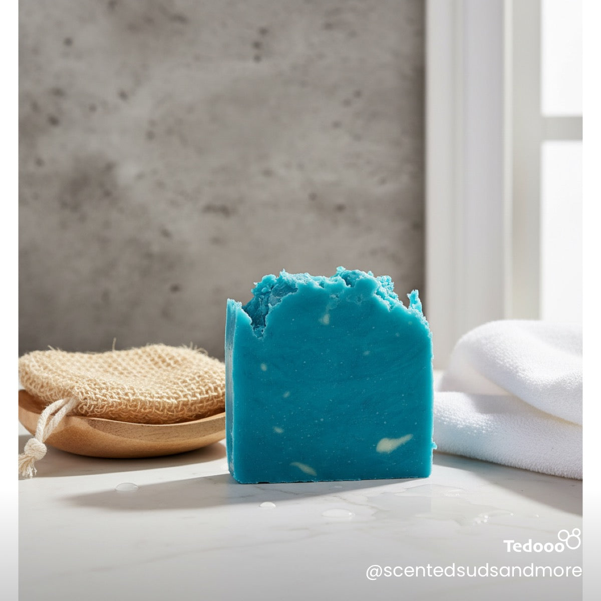 Amazing Grace Natural Handmade Soap - Hot Process Skincare Bar, Perfect Gift Idea