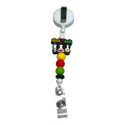 Beaded ID Badge Holders for Lab Techs | Unique & Trendy Designs