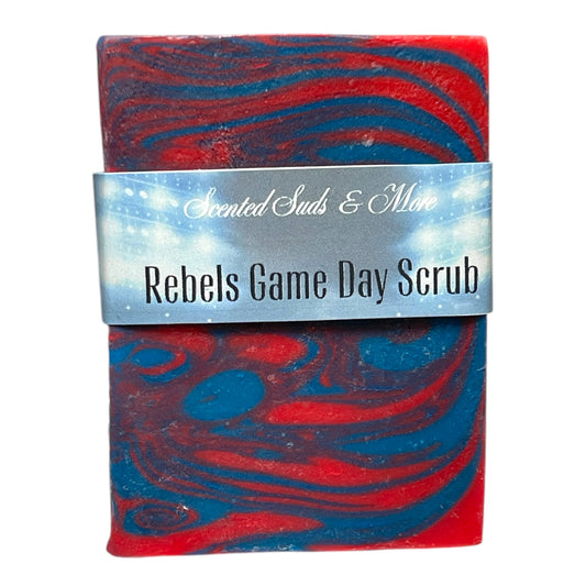 Ole Miss Rebels Cold Process Goat’s Milk Soap - Custom Handcrafted Soap for Fans