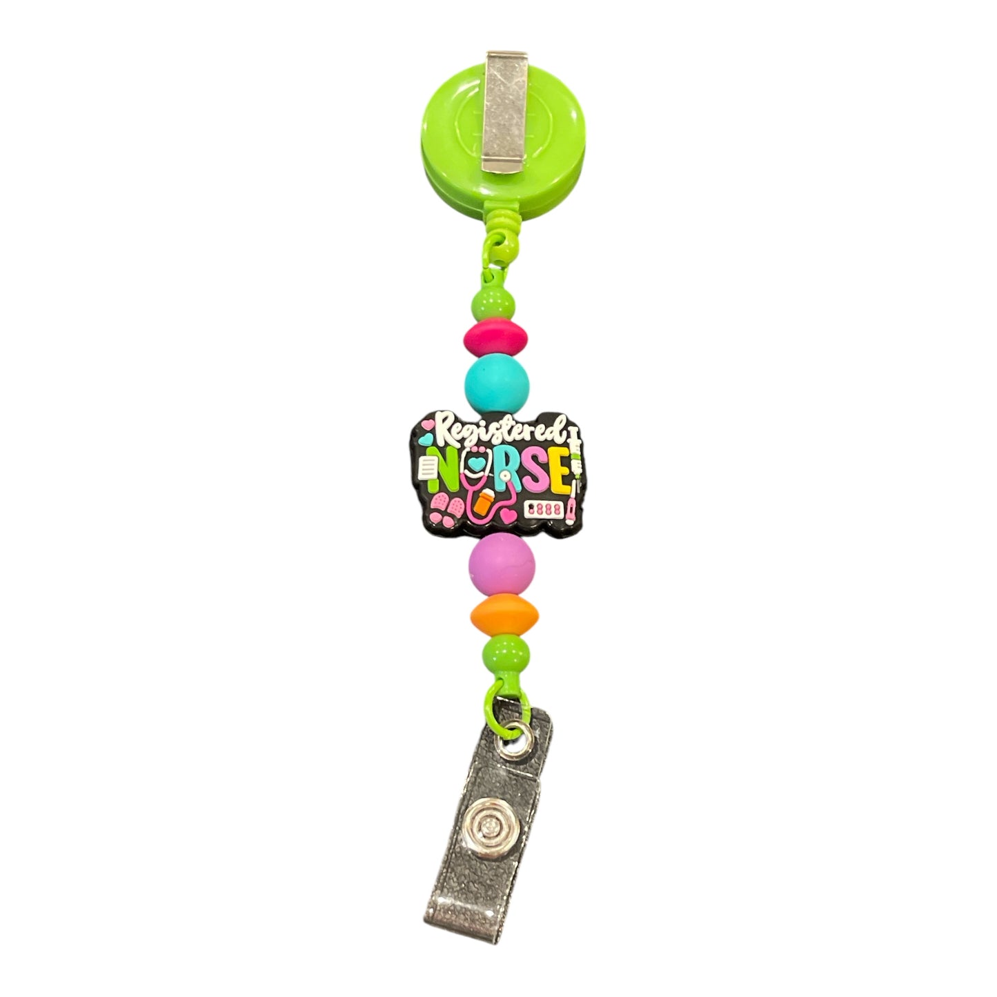 Handmade Badge Holder for Registered Nurses - Cute Retractable Reel for Everyday Use