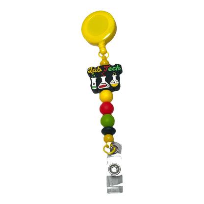 Beaded ID Badge Holders for Lab Techs | Unique & Trendy Designs