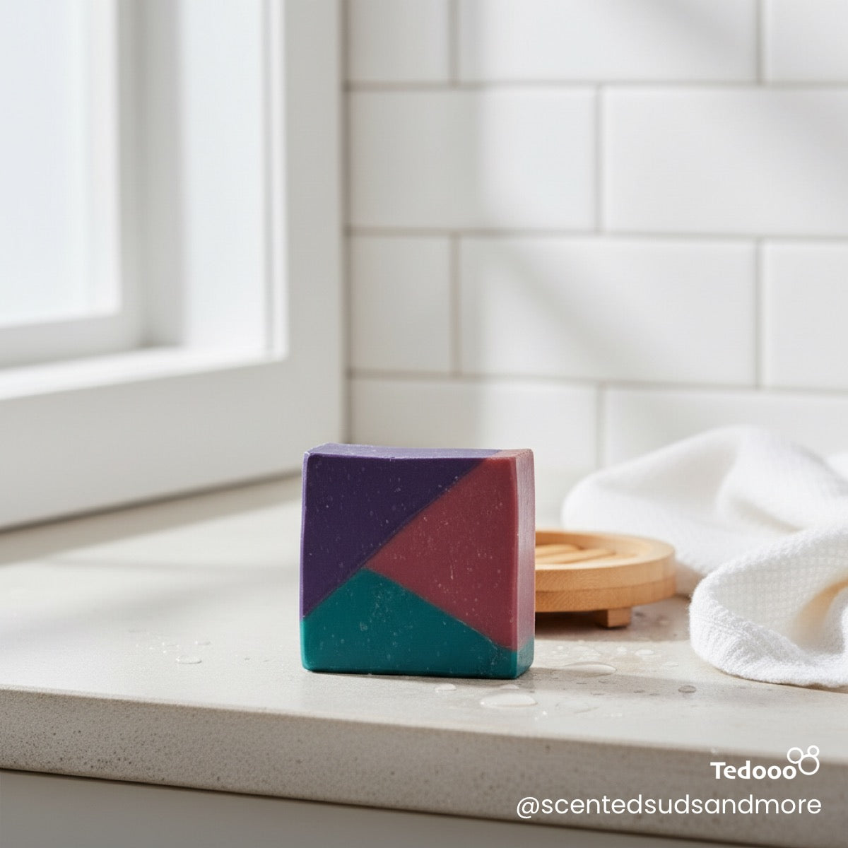 Vanilla Coconut Cold Process Soap - Handmade Soap with Sweet and Tropical Scent