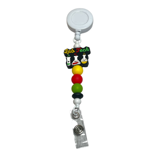 Beaded ID Badge Holders for Lab Techs | Unique & Trendy Designs