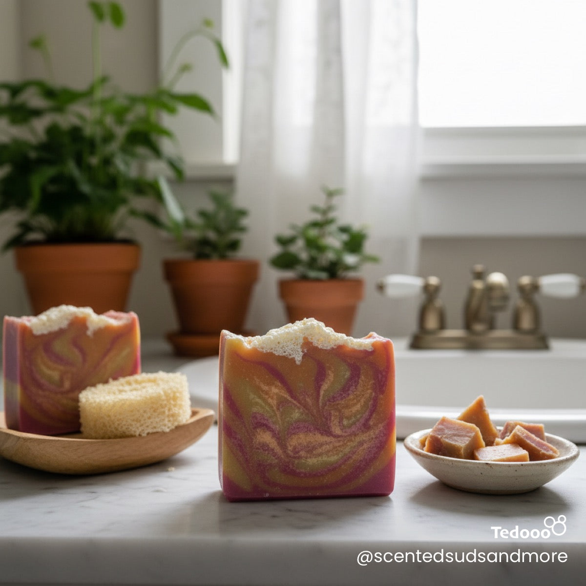 Handmade Soap with Hawaiian Paradise Fragrance – Tropical Scent, Natural & Moisturizing