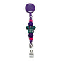 Healthcare Worker Badge Holder - Stylish Retractable ID Reel for Medical Professionals