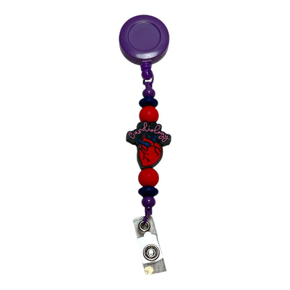 Handmade Beaded Badge Holders for Cardiologist– Stylish and Functional ID Accessories