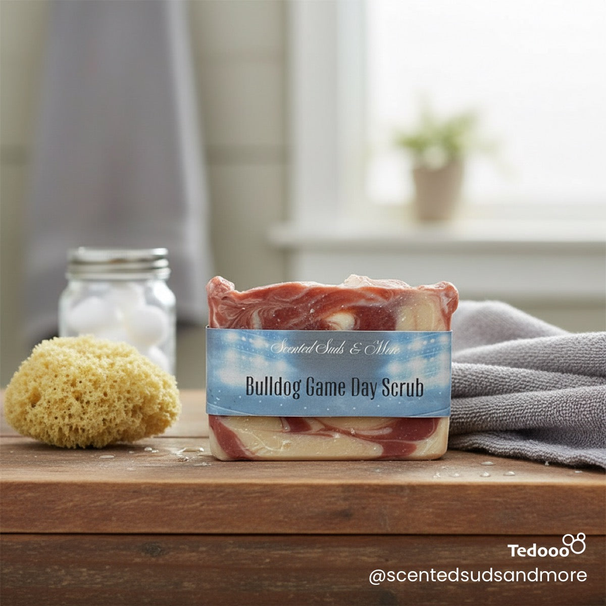 Bulldog Blitz Goat Milk Soap – MSU-Inspired, Handmade Natural Skincare