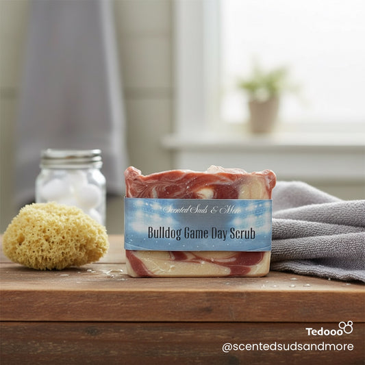 Bulldog Blitz Goat Milk Soap – MSU-Inspired, Handmade Natural Skincare