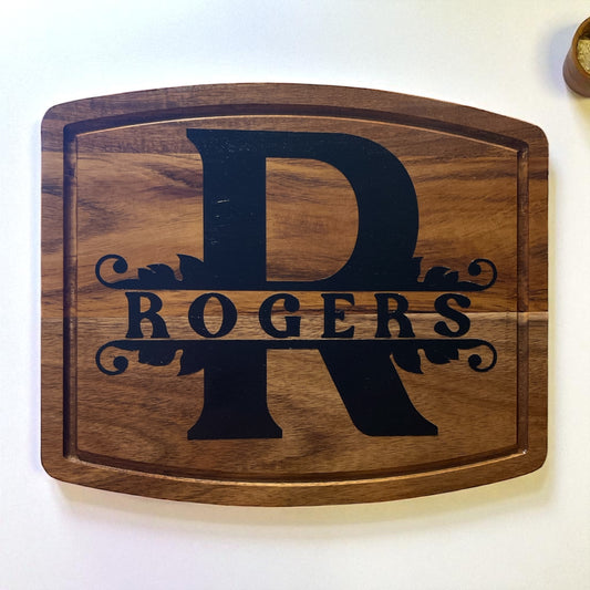 Rustic Hand Painted Wooden Sign 12x10 – Custom Family Name Home Décor
