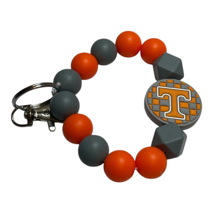 University of Tennessee Beaded Wristlet - Custom Wristlet for Volunteers Fans