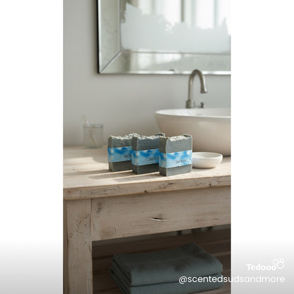 Cool Water Men's Soap – Refreshing Scent, Natural & Moisturizing Handcrafted Soap