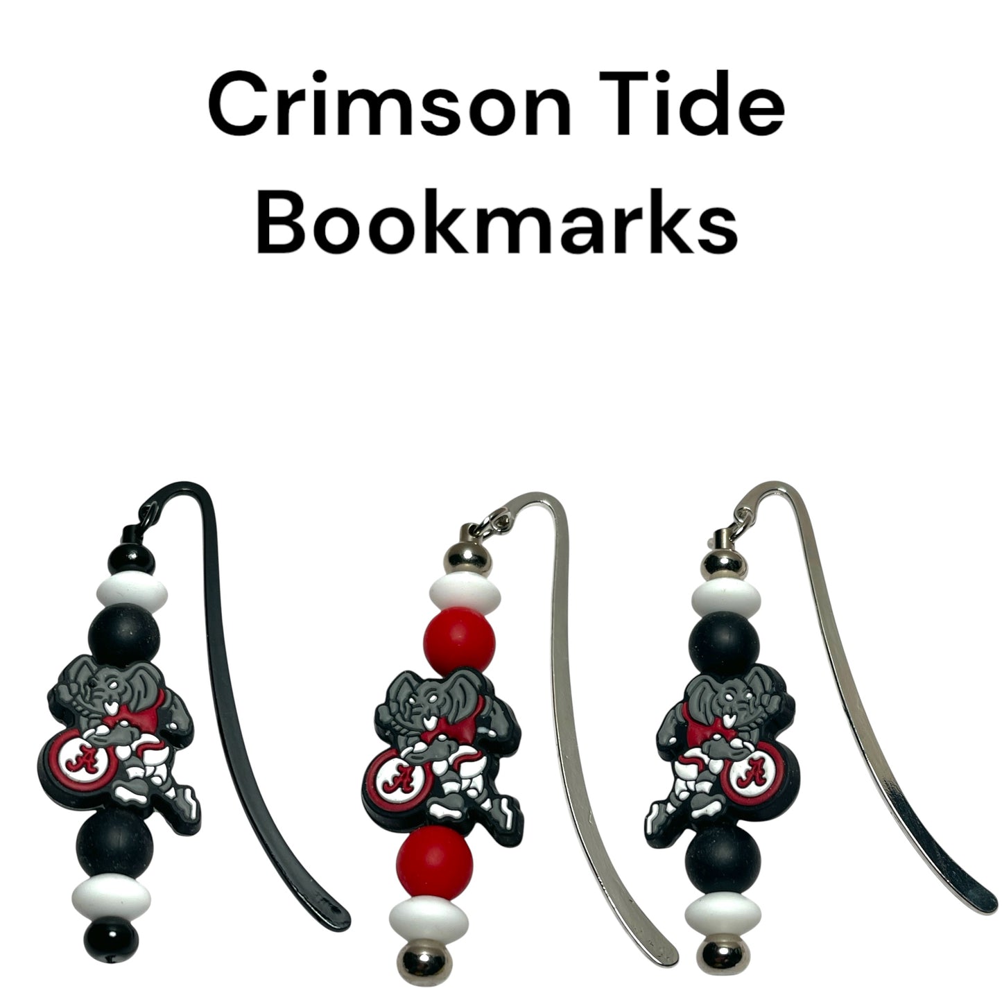 Artisan Beaded Bookmarks – Ideal for Bookworms - University of AL Bookmark