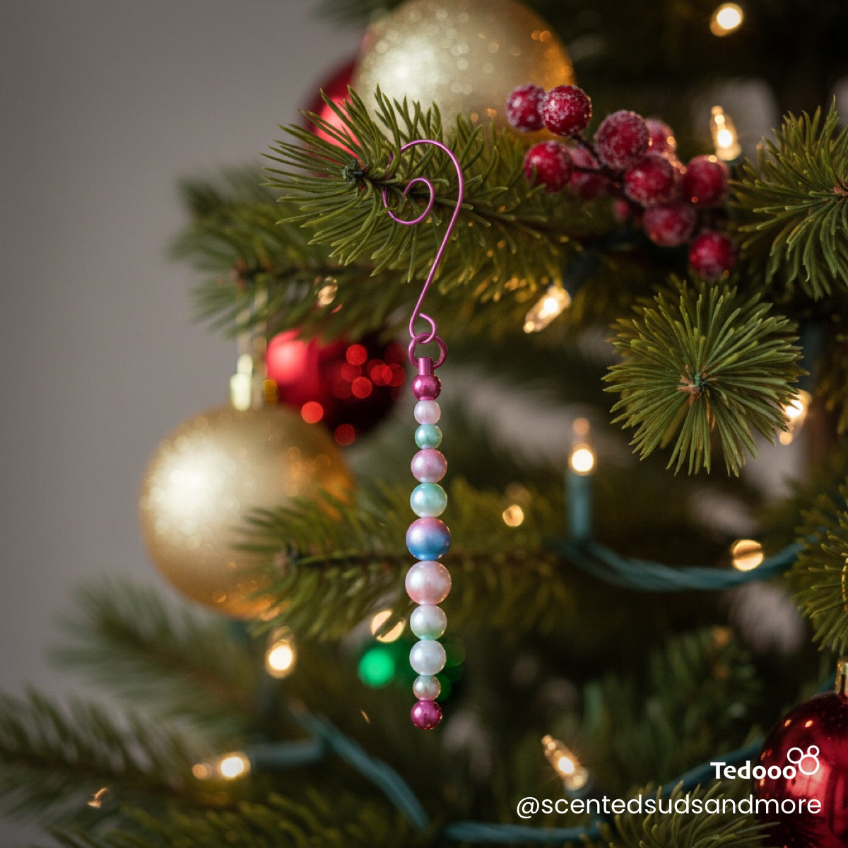 Beaded Ornament - Unique Holiday Decoration