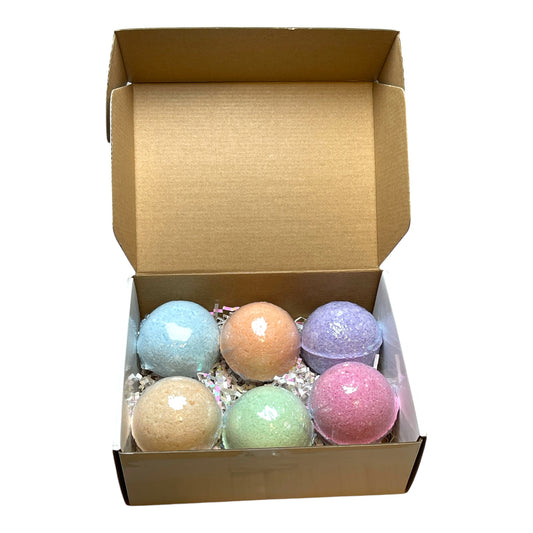 Mixed Bath Bombs - Assorted Scents for Relaxing Bath Experience