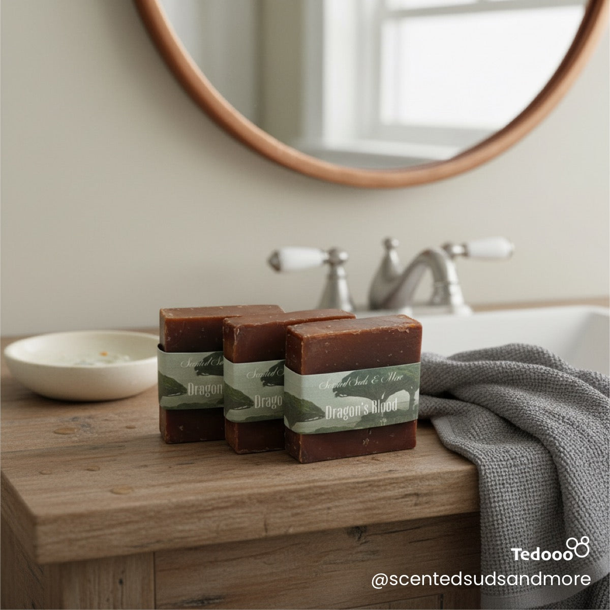 Handcrafted Artisan Soap – Luxurious, All-Natural Skin Care Bars - Dragon's Blood