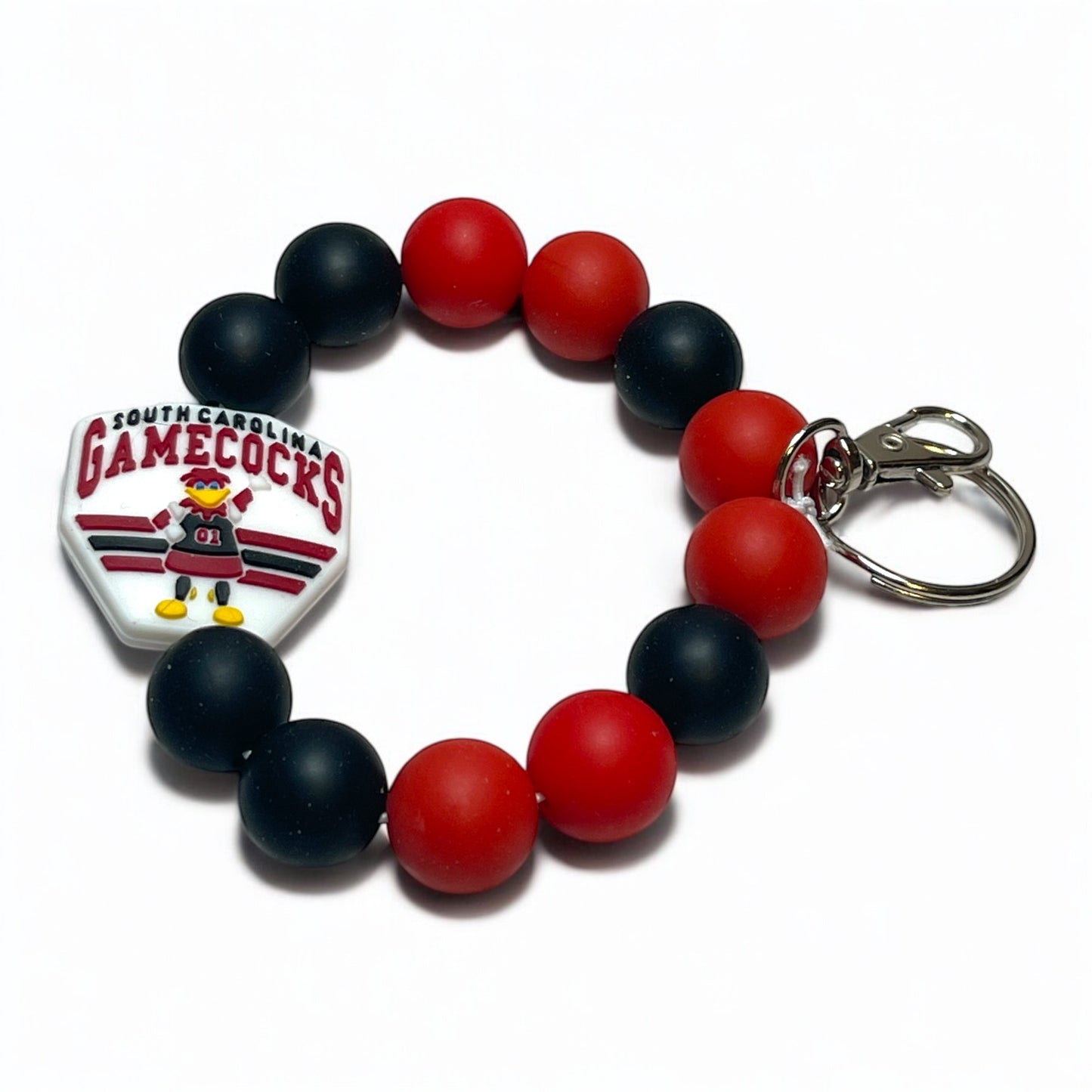 South Carolina Gamecocks Wristlet Keychain - NCAA Team Spirit Accessory, Perfect for Game Day, Gift for Gamecocks Fans