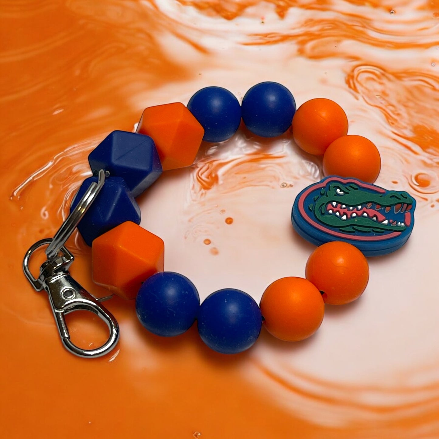 Florida Gators Wristlet Keychain - Personalized Keychain for University of Florida Fans