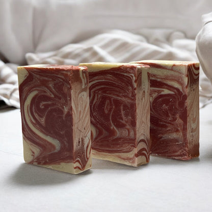 Handcrafted Bama Game Day Goat's Milk Soap - Cold Process Bar for Roll Tide Fans