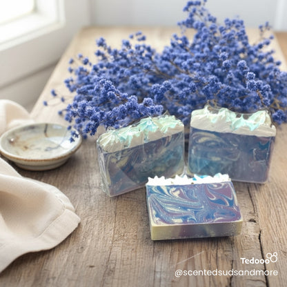 Handmade Black Cherry Merlot Soap - Cold Process Artisan Bar, Perfect for Relaxing Bath Time