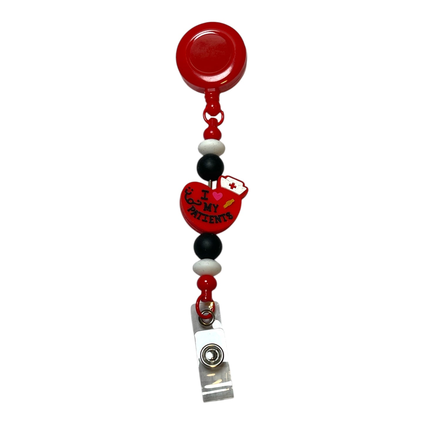 Healthcare Worker Badge Holder - Stylish Retractable ID Reel for Medical Professionals