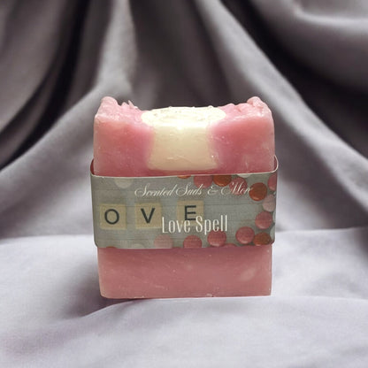 Handmade Soap with Love Spell Fragrance – Romantic, Fruity & Floral Scent