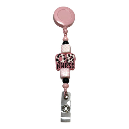 Nurse Badge Holder for OR - Stylish Retractable Badge Reel for Operating Room