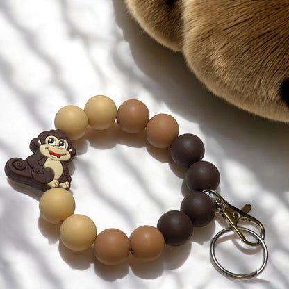 Adorable Monkey Wristlet Keychain – Trendy, Strong, & Eye-Catching