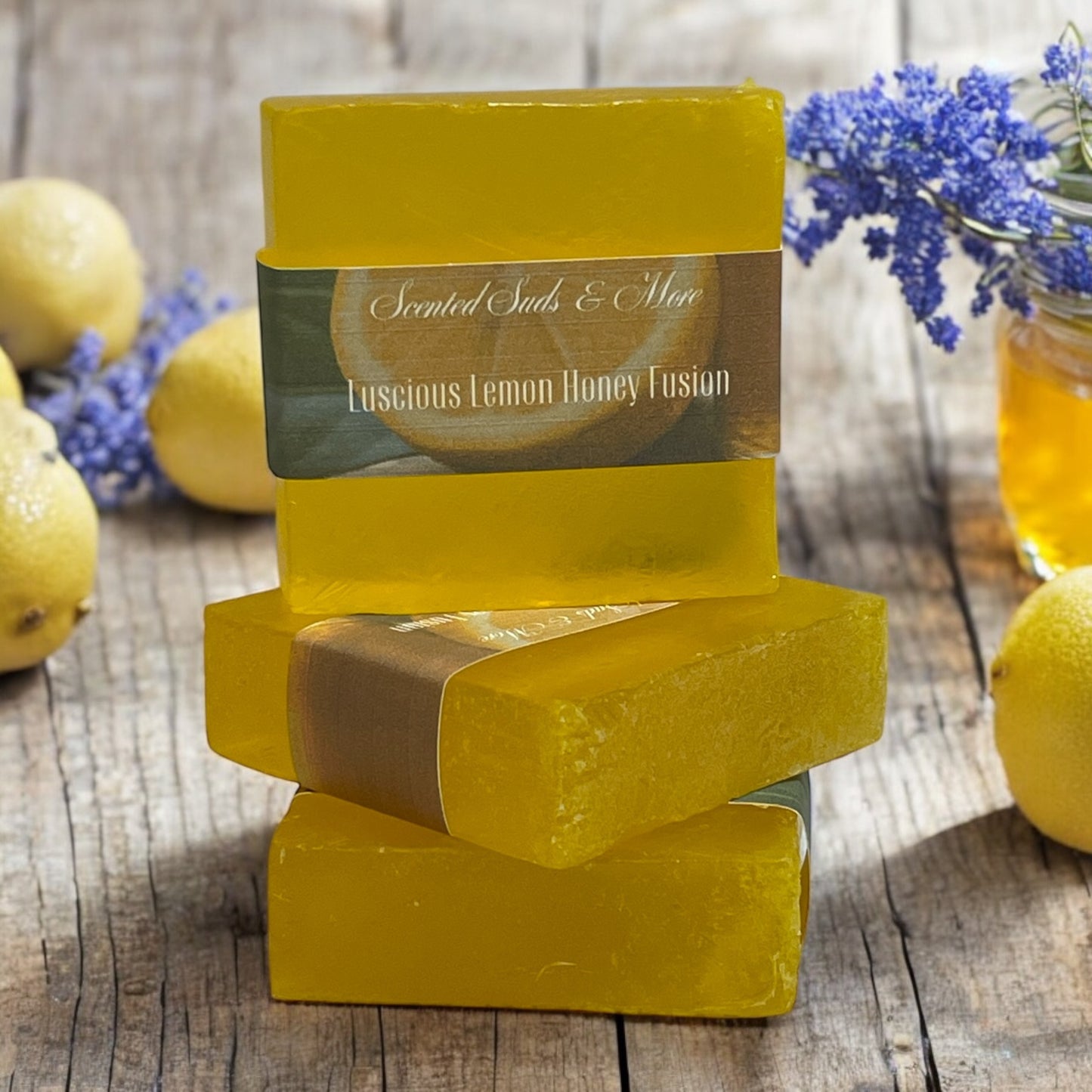 Luscious Lemon Honey Fusion – Handmade Soap with Bright & Sweet Citrus Bliss