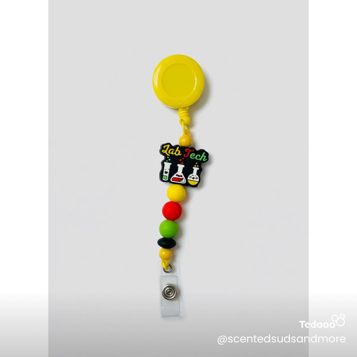 Beaded ID Badge Holders for Lab Techs | Unique & Trendy Designs