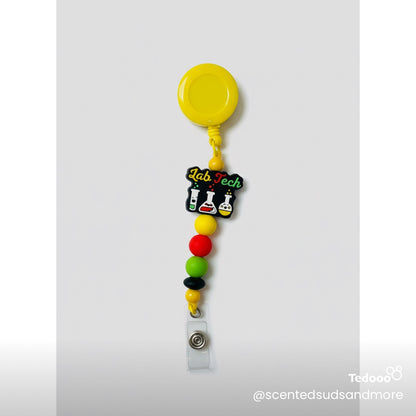 Beaded ID Badge Holders for Lab Techs | Unique & Trendy Designs