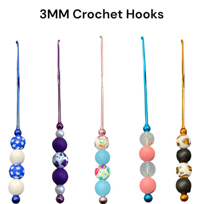 Decorative Beaded Crochet Hooks – Perfect for Craft Lovers