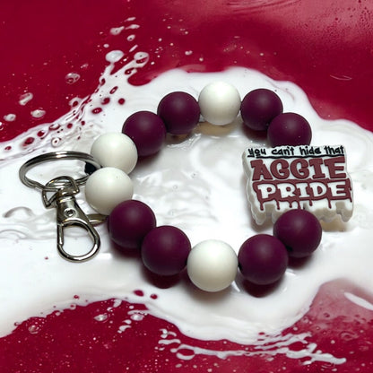 Texas A&M Wristlet Keychain – Durable, Stylish, & Aggie Spirit Ready