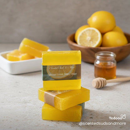 Luscious Lemon Honey Fusion – Handmade Soap with Bright & Sweet Citrus Bliss