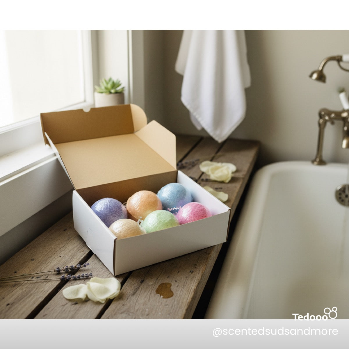 Mixed Bath Bombs - Assorted Scents for Relaxing Bath Experience