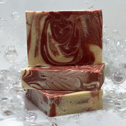 Handcrafted Bama Game Day Goat's Milk Soap - Cold Process Bar for Roll Tide Fans