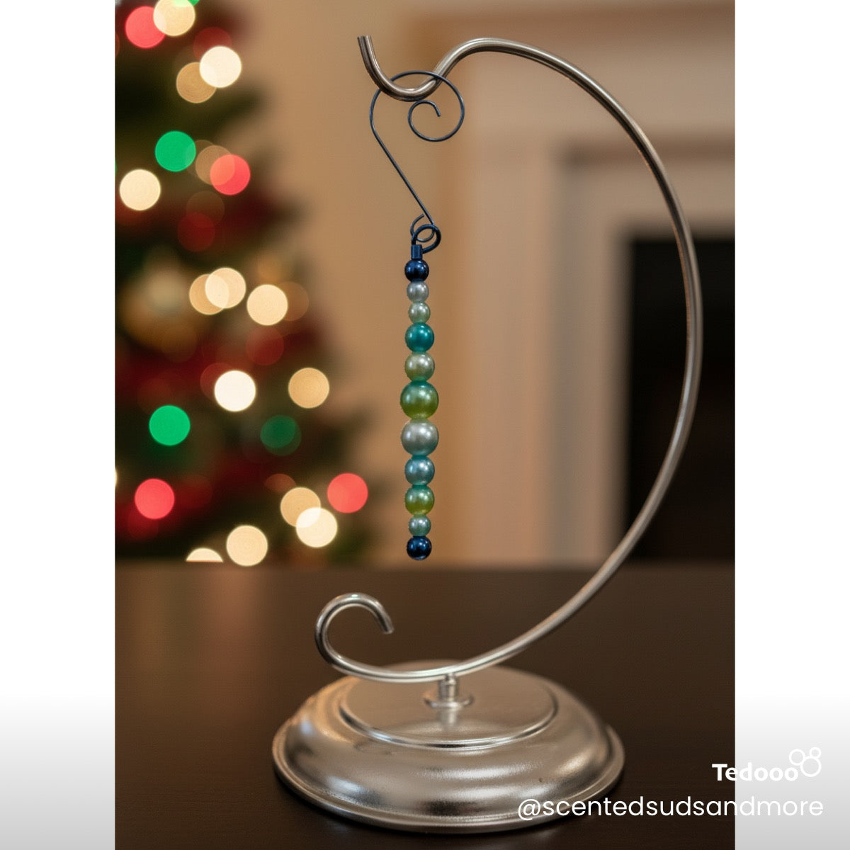 Beaded Ornament - Unique Holiday Decoration