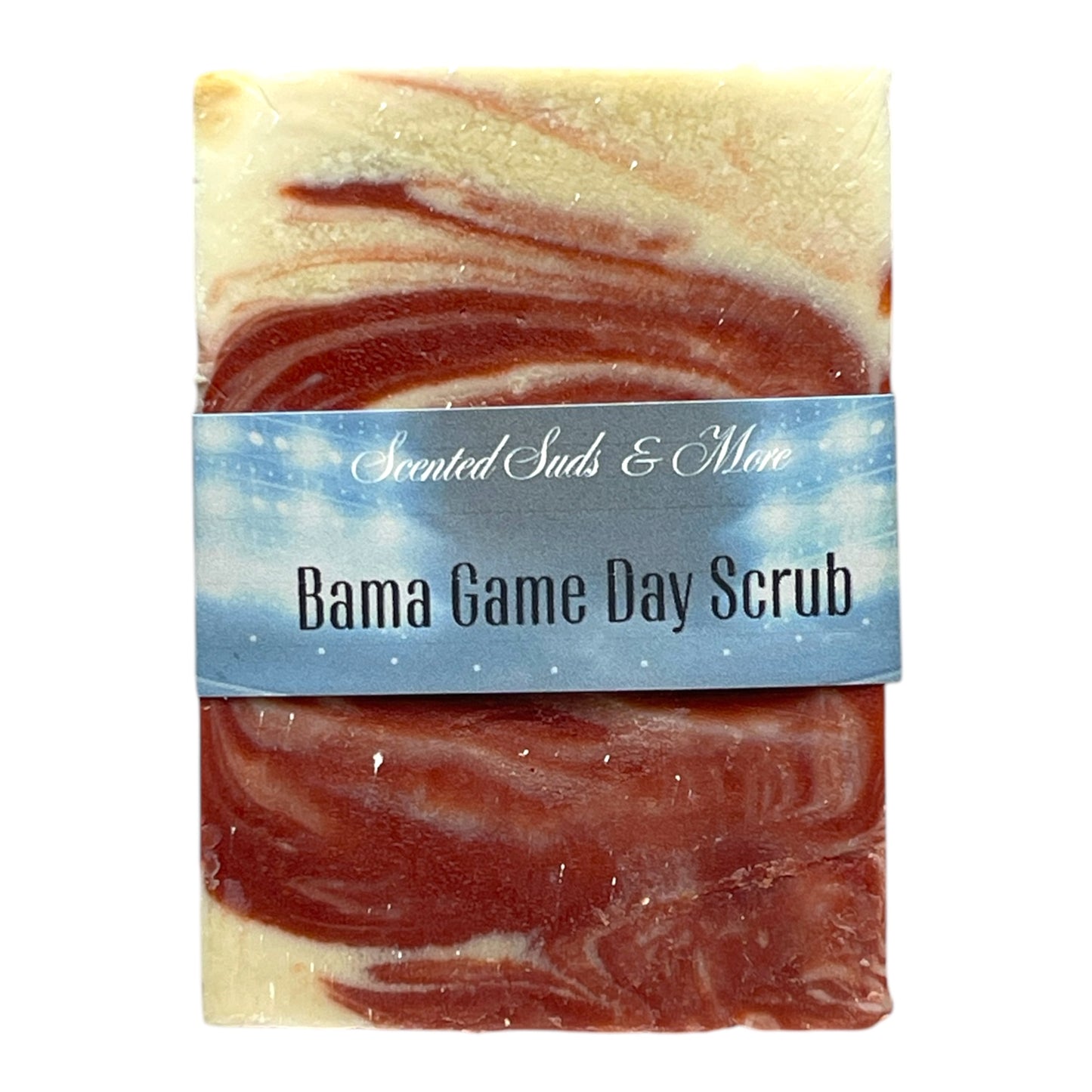 Handcrafted Bama Game Day Goat's Milk Soap - Cold Process Bar for Roll Tide Fans