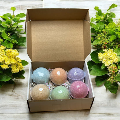 Mixed Bath Bombs - Assorted Scents for Relaxing Bath Experience