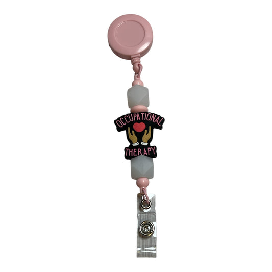 Retractable ID Badge Reel for Occupational Therapists | Cute OT Badge Holders