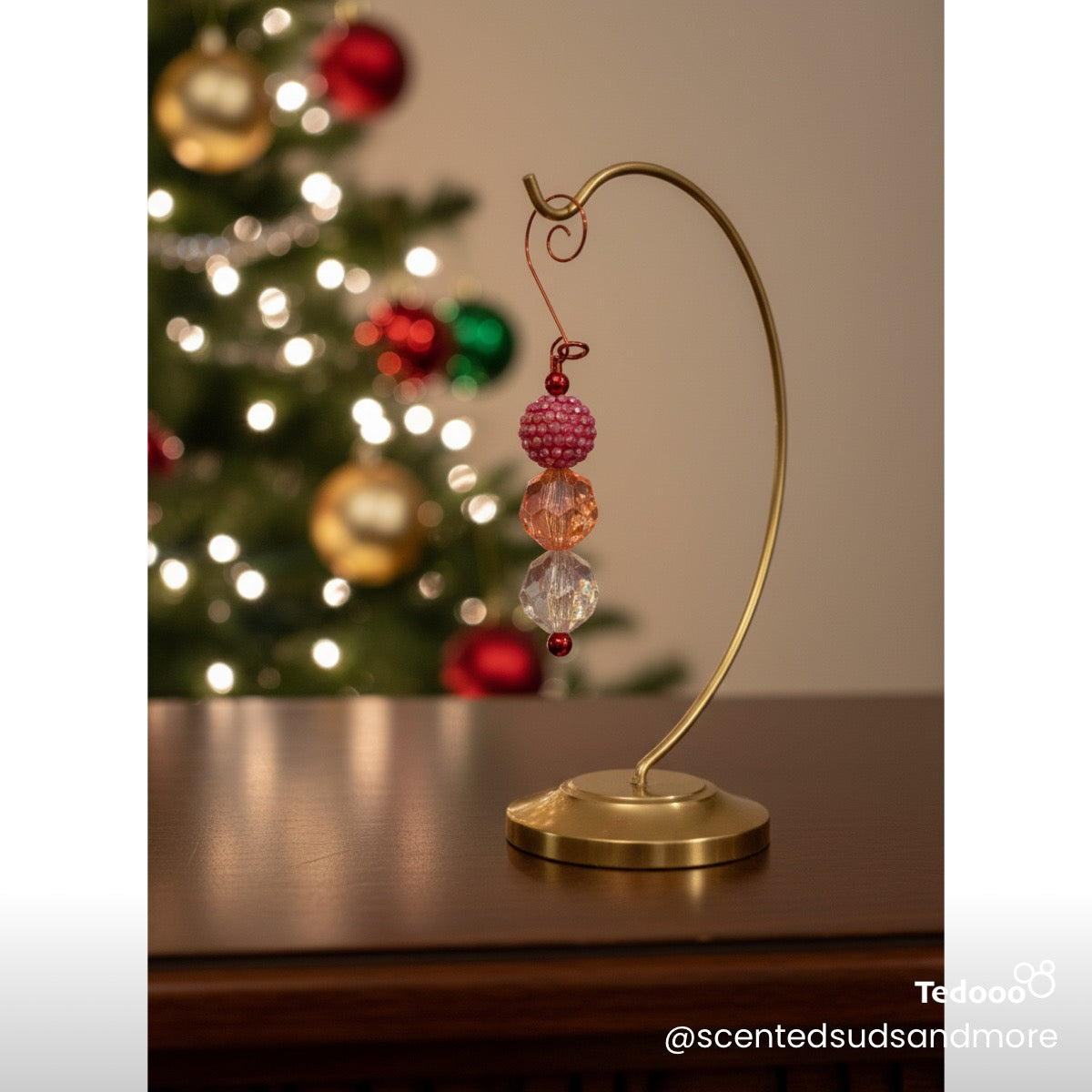Beaded Ornament - Unique Holiday Decoration