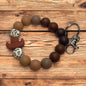 Cowgirl Wristlet Keychain - Western Charm Accessory with Cowboy Hat