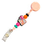 Beaded Teacher Badge Holder - Best Teacher Ever, Perfect Teacher Appreciation Gift