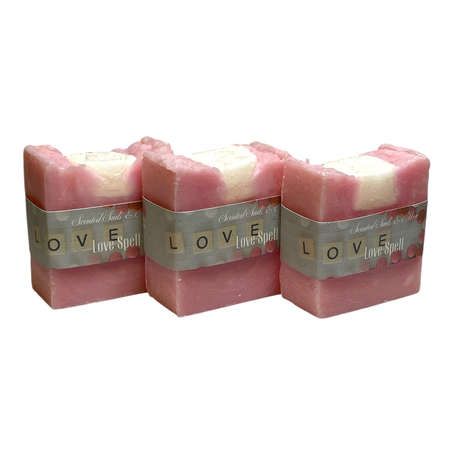 Handmade Soap with Love Spell Fragrance – Romantic, Fruity & Floral Scent