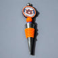 Auburn Themed Beaded Wine Stopper - Handcrafted Wine Accessory